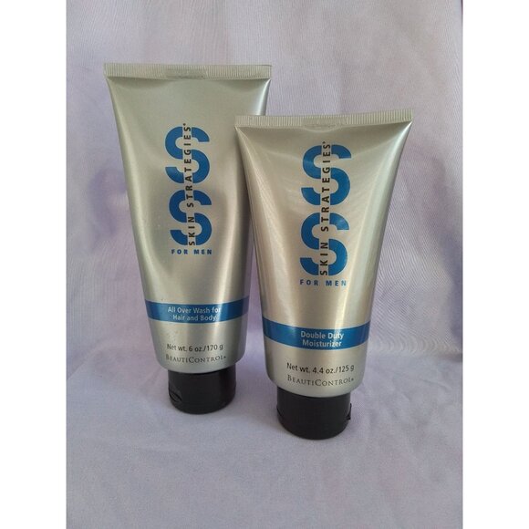 BeautiControl Skin Strategies For Men All Over Wash & Double Duty Moisturizer - Picture 1 of 3